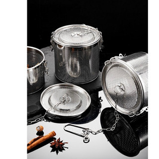 Bộ lọc gia vị inox cao cấp Chubby Chef dùng nấu phở, hầm xương, ngâm trà (đựng khoảng 30-1500g gia vị)