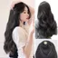 Tóc giả nửa đầu gợn sóng hàn quốc, Tóc giả kẹp nửa đầu xoăn lơi giúp phồng tóc, dài tóc tự nhiên