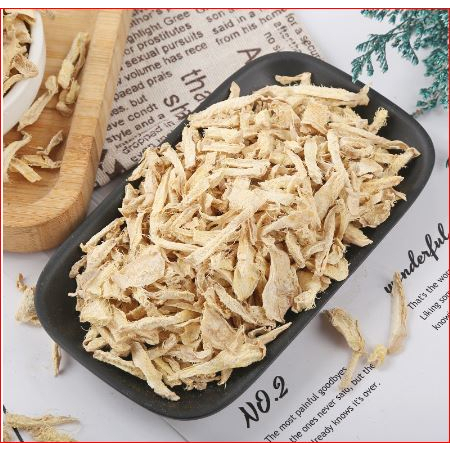 100g Gừng thái sợi khô thơm đẹp không vụn làm trà, nấu ăn