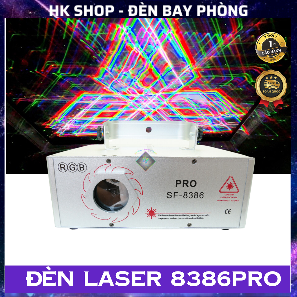 Đèn Laser Bay Phòng 8386 Pro Bảng Mới 2022 Thích Hợp Bar , Club , Karaoke [Hàng Chính Hãng ]