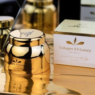 Combo Kem Body và ủ kích trắng Collagen X3 Luxury Mỹ Phẩm Đông Anh Chính Hãng 250G Dưỡng Da Trắng Sáng, Mềm Mịn