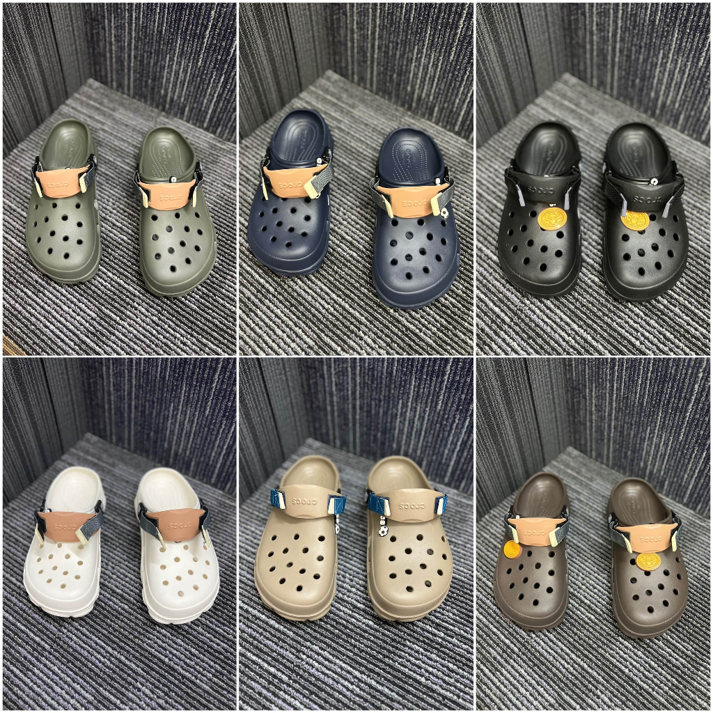 Giày Dép Sục Cross All Terrain Clog Thiết Kế Nhựa Phối Quai Dù Đế Cao 2cm |  Shopee Việt Nam