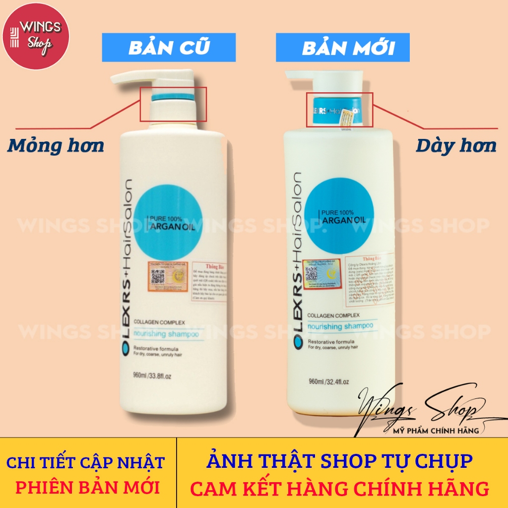 Dầu Gội, Xả Olexrs Hair Salon Cho Tóc Khô Xơ Hư Tổn Tóc Gàu Ngăn Rụng Tóc 500ml