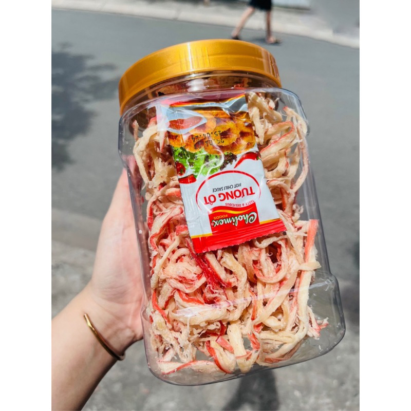Mực sợi hấp nước dừa - Hũ 500g