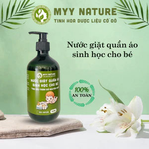 Nước Giặt Sinh Học Myy Nature 500ml - Đánh Bay Vết Bẩn, Hương Thơm Tự Nhiên, An Toàn Cho Da Em Bé