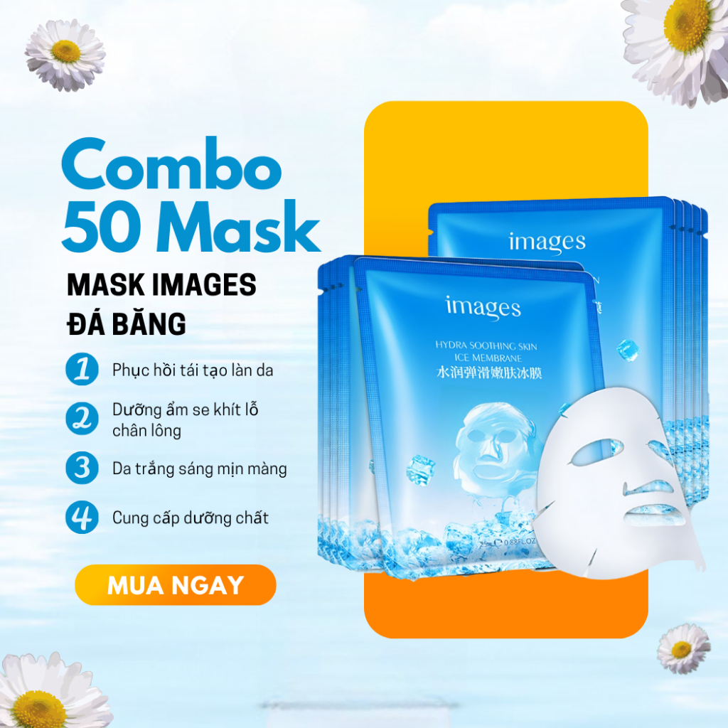 Combo 50 Mặt Nạ Giấy Nội Địa Trung Bioaqua Seomou Images Sadoer Mask
