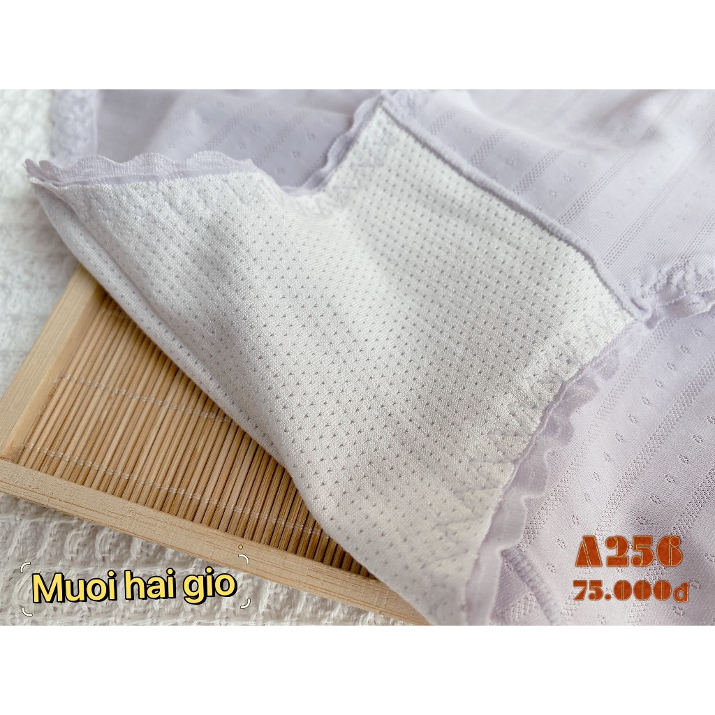 Quần lót nữ cotton mịn freesize, kháng khuẩn khử mùi, thấm hút mồ hôi A256 | THỜI TRANG 12H