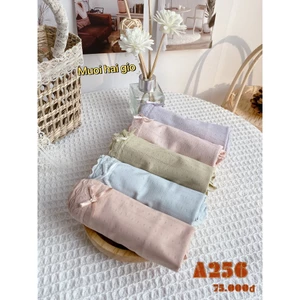 Quần lót nữ cotton mịn freesize, kháng khuẩn khử mùi, thấm hút mồ hôi A256 | THỜI TRANG 12H