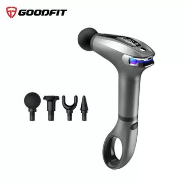 Máy massage cầm tay chính hãng GOODFIT MG005, súng massage cổ vai gáy, mát-xa lưng có tay cầm trợ lực có thể tháo rời