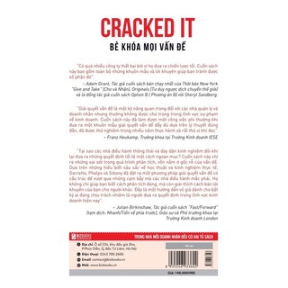 Sách - Cracked It: Bẻ khóa mọi vấn đề