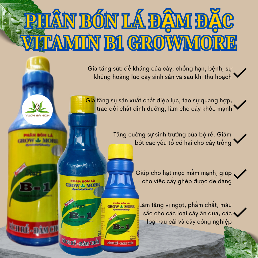 Phân bón lá Star Vitamin B1 Grow More 2