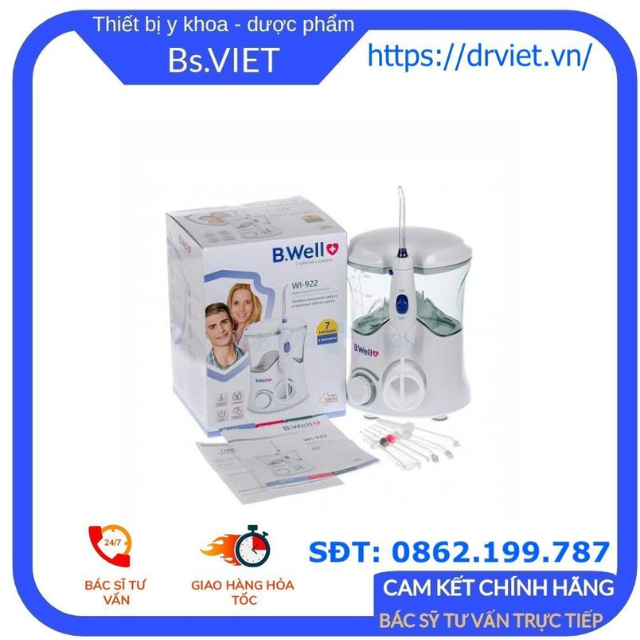 Máy tăm nước B.Well Swiss WI-922 có 10 chế độ điều chỉnh công suất ...