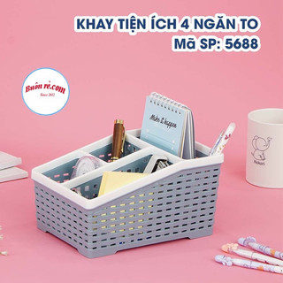 Khay tiện ích 4 ngăn size lớn