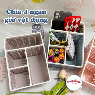 Khay tiện ích 4 ngăn size lớn
