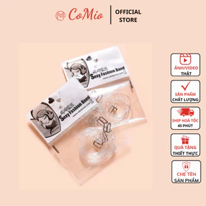 Dây quai trong áo ngực trong suốt sợi bún chống trượt cho nữ CoMio nhựa dẻo dai siêu bền dễ điều chỉnh hàng cao cấp
