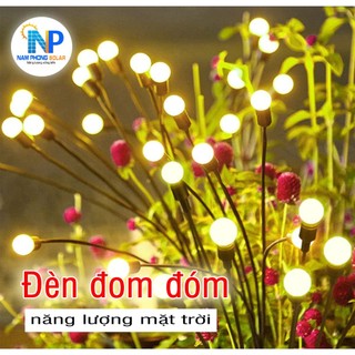 Đèn led ngoài trời, Đèn đom đóm năng lượng mặt trời, đèn trang trí sân vườn