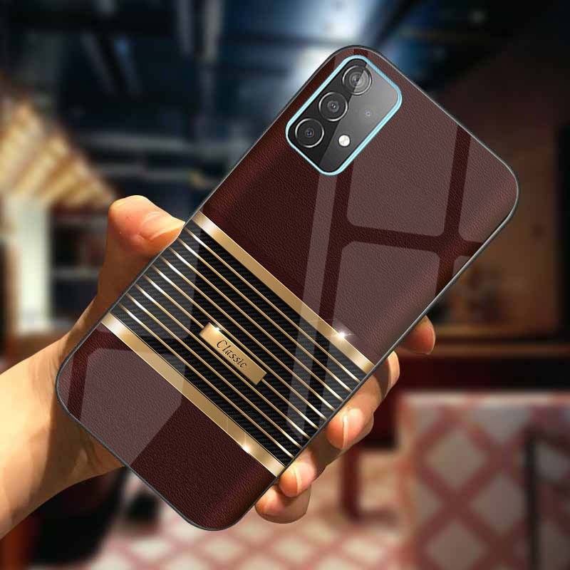 Ốp Lưng OPPO A16, A52, A92 Mặt Lưng Kính Cường Lực In 3D Cao Cấp