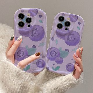 Ốp lưng TPU mềm Sóng Nổi trái việt quất tím cho iphone 6s/6splus/7/7plus/8/8plus/x/11/12/13/14/max/promax sk1723