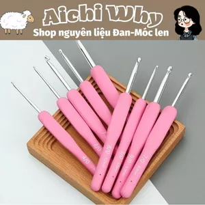 Kim móc len màu hồng size to (2.5-6.0)