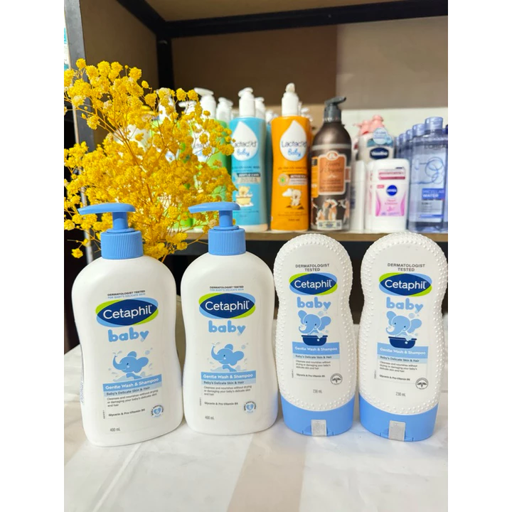 Sữa Tắm - Gội Cetaphil 2 trong 1 dịu nhẹ cho bé