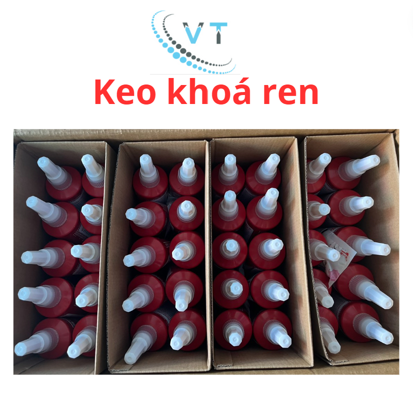 Keo khóa ren (khóa ron) A150 lắp đặt ống PCCC, Khí Nén, Ống Dầu, Khí Gas,...