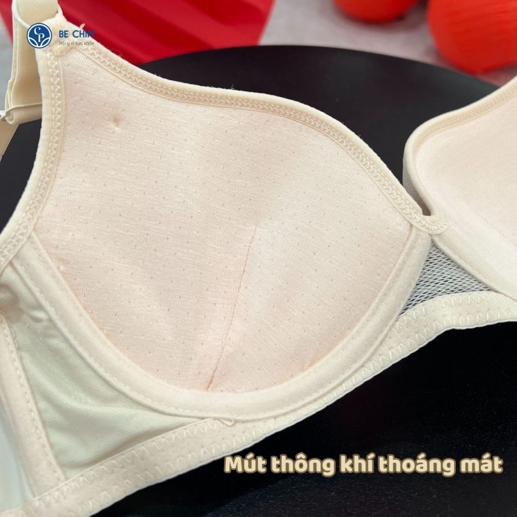 Ảnh Áo Lót Không Gọng Đệm 2cm Mút Thông Khí Nâng Ngực AL2024 By Bechipi 4