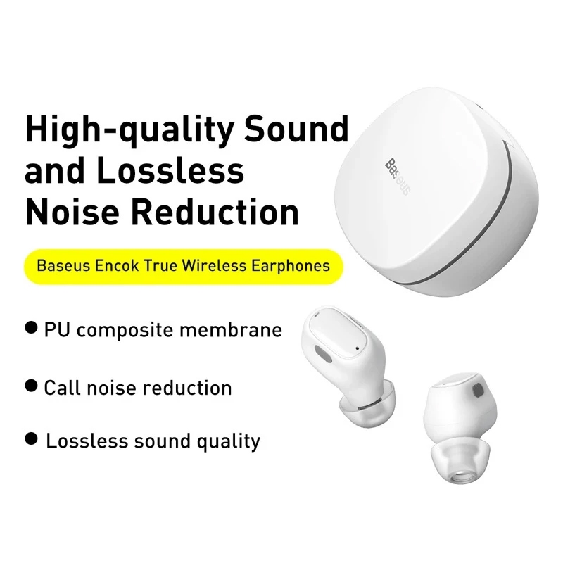Ảnh Tai Nghe Baseus WM01 Bluetooth 5.3 tai nghe Chống Ồn Có Micro điều Khiển Bằng Cảm ứng 1