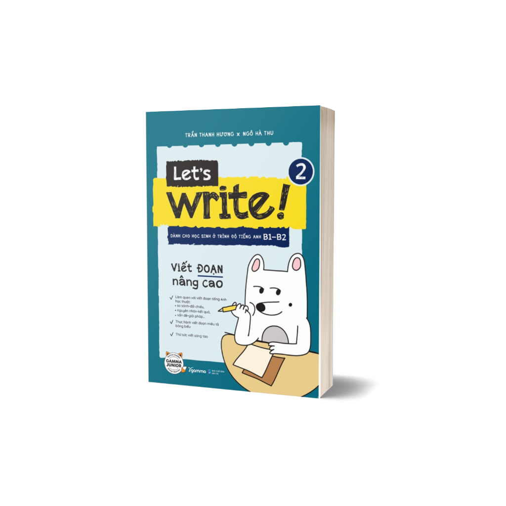 Sách - Combo Let's Write 1+2: Viết đoạn không khó + Viết đoạn nâng cao