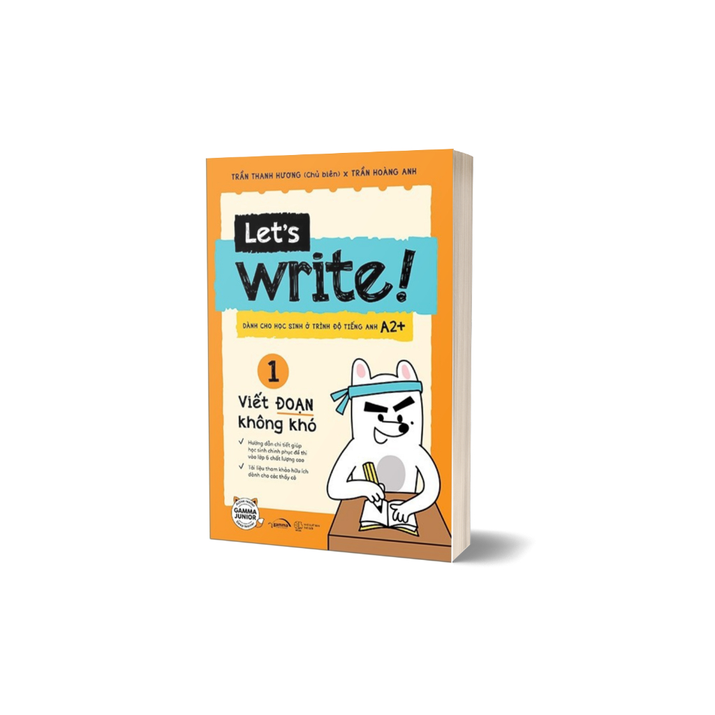 Sách - Combo Let's Write 1+2: Viết đoạn không khó + Viết đoạn nâng cao