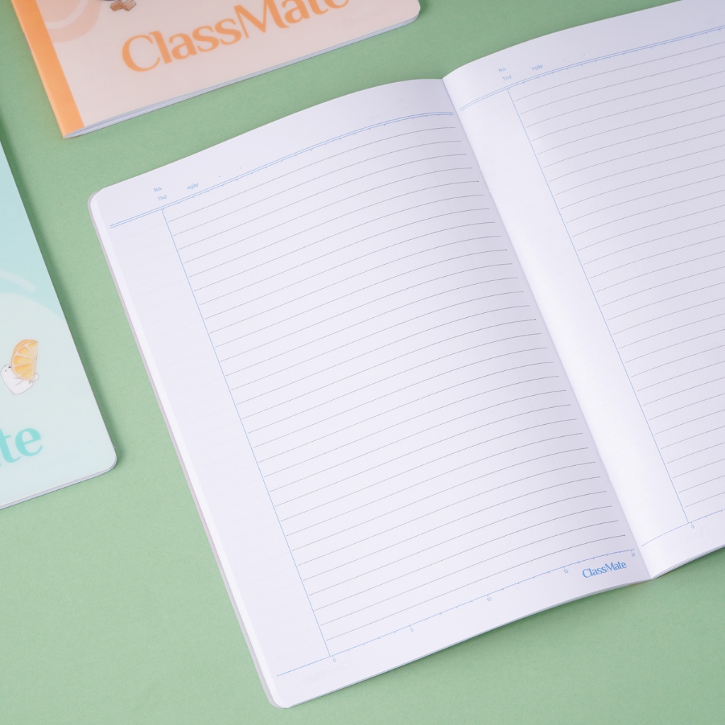 Vở Kẻ Ngang ClassMate Vở B5 Tập Học Sinh 80 Trang Bìa Nhựa Mềm In Hình Bánh Ngọt Sắc Nét Vở Viết 70gsm NB5-08-0801