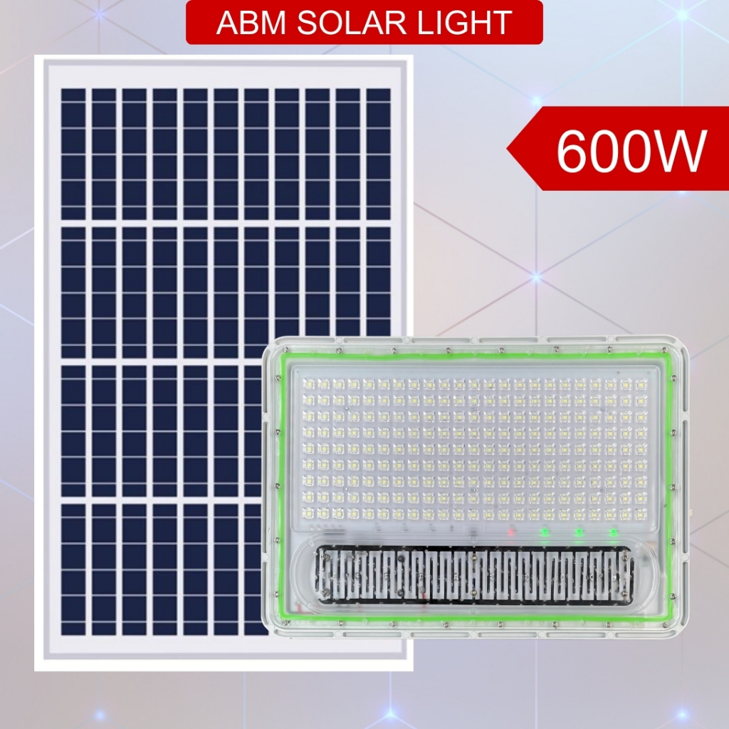 [600W] Đèn Pha Năng Lượng Mặt Trời Diệt Muỗi ABMSOLAR, Thiết Kế Nhỏ Gọn, Chống Nước, Lắp Trong Nhà