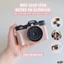 Máy Chụp Hình Retro 48MP Quay phim 4K WiFi - giả lập màu phim, quay video slow-mo lens wide by Meober
