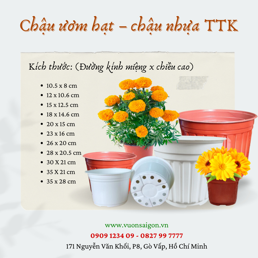 Chậu nhựa TTK