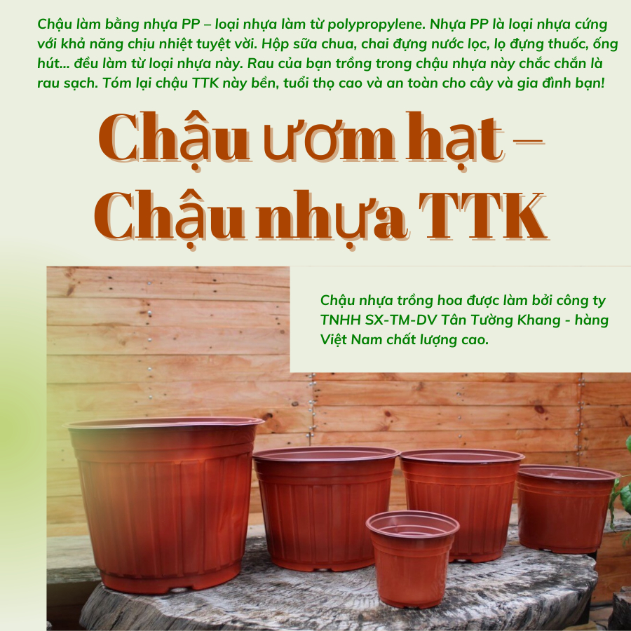 Chậu nhựa TTK