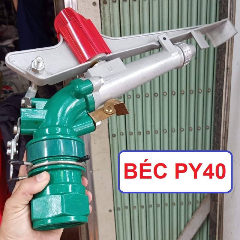 Béc phun mưa cánh đập lớn PY40 có chỉnh góc. Béc súng tưới cây bán kính ...