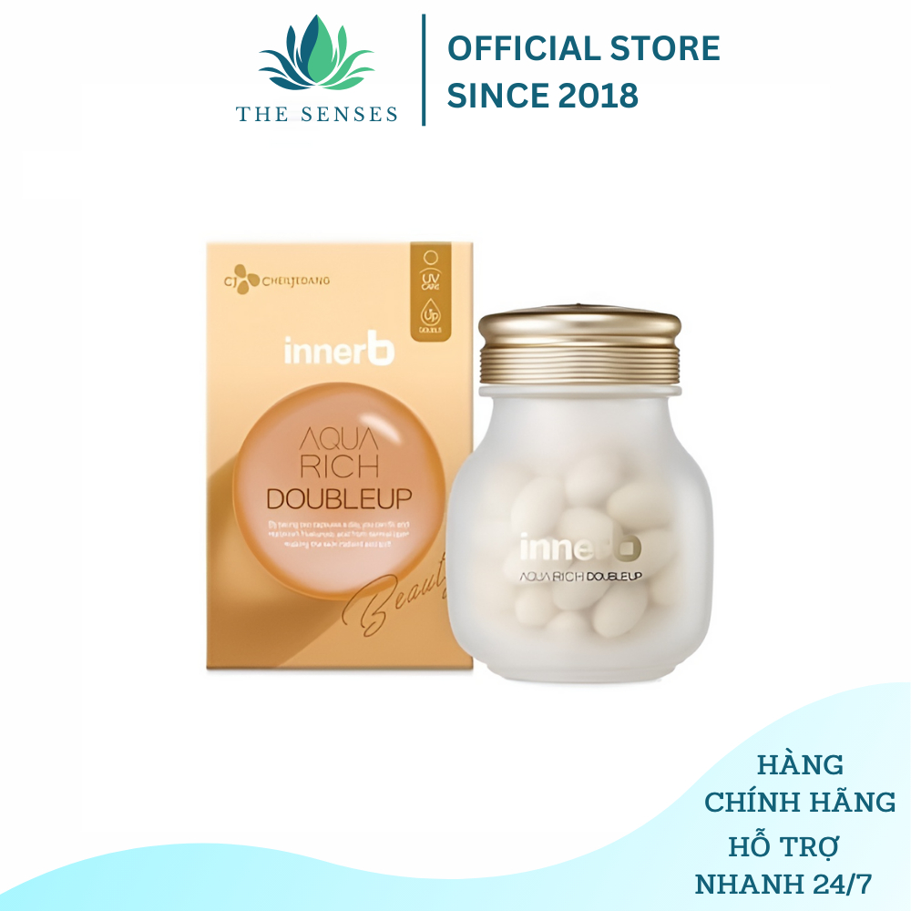 Viên uống cấp nước bổ sung Collagen CJ Cheiljedang Innerb Aqua Rich 70 ...