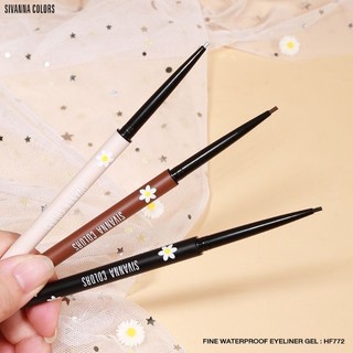 Kẻ Mí Mắt Dạng Sáp Sivanna Fine Waterproof Eyeliner Gel HF772