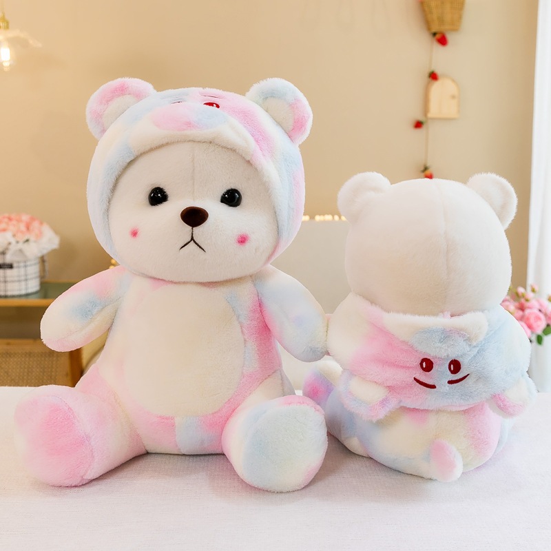 Gấu Bông Lena Loang Màu Độc Đáo, Gấu Bông Lena Quà Tặng Valentine - Babi mama - G121