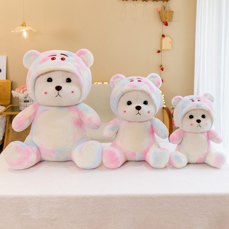Gấu Bông Lena Loang Màu Độc Đáo, Gấu Bông Lena Quà Tặng Valentine - Babi mama - G121