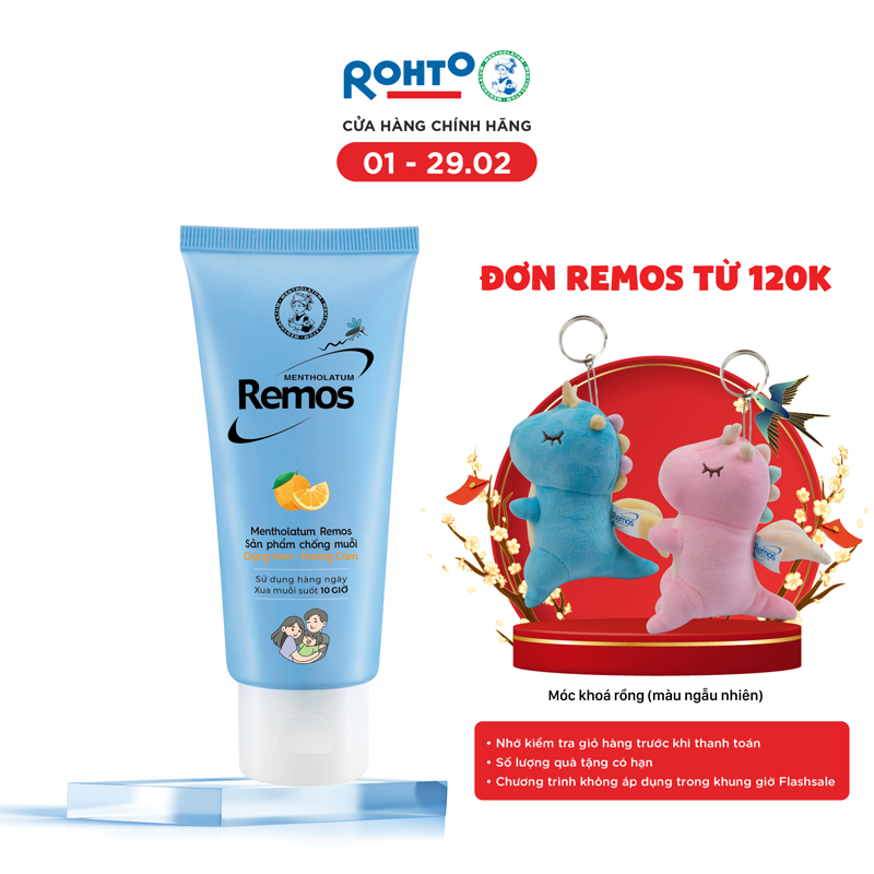 Kem chống muỗi Rohto Metholatum Remos Hương Cam 70g | Shopee Việt Nam