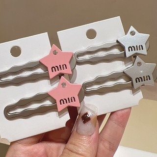 [🔥XƯỞNG SALE SẬP SÀN🔥] Set 2 Kẹp Tóc Mái Kim Loại Y2K Thời Trang Cho Nữ K55