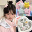 Set 2 Kẹp Tóc Hình Ngôi Sao Phối Lông Phong Cách Hàn Quốc