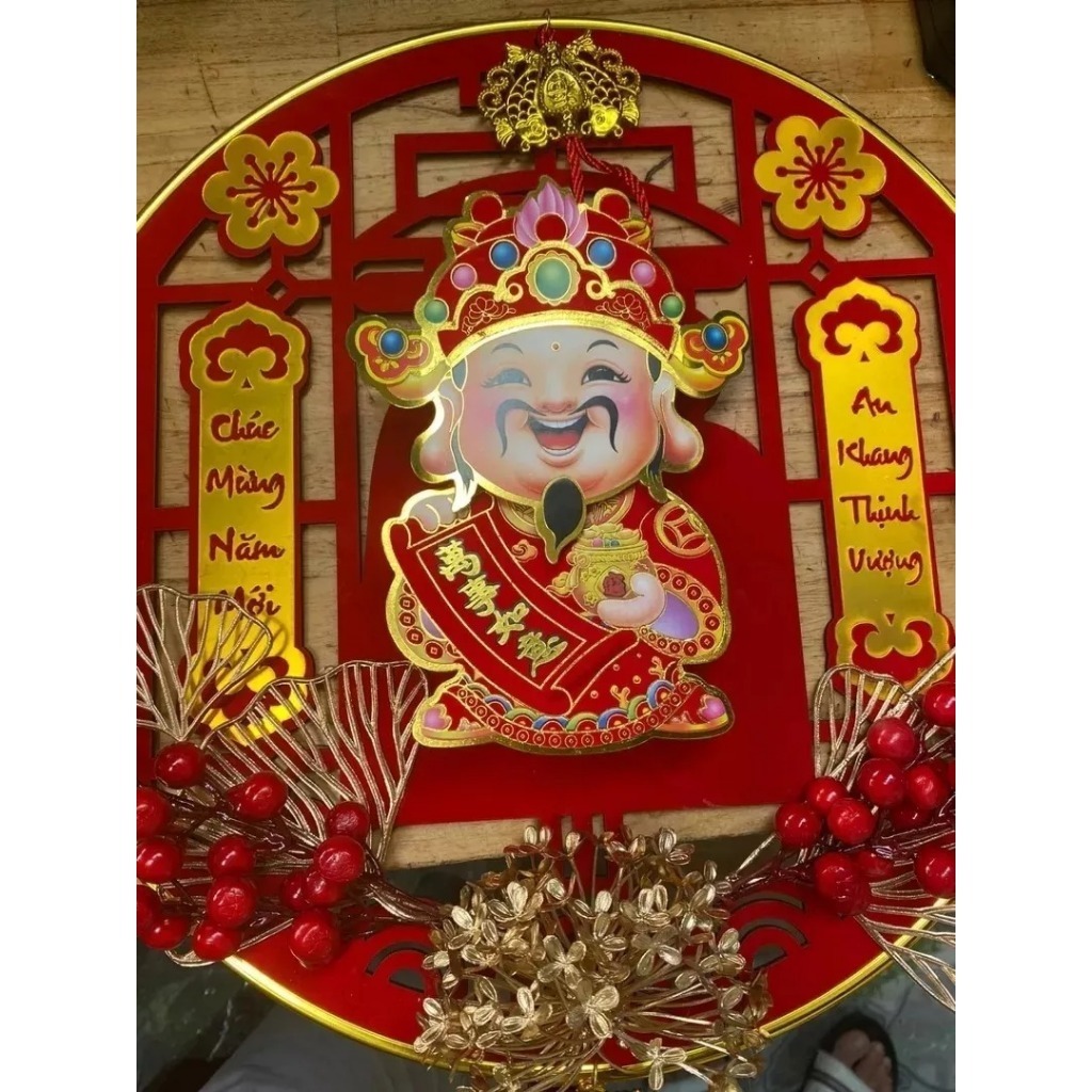 Dải Treo Ông Thần Tài Lắc Lư , Khánh Quạt, Dải Chữ , Lì Xì Decor Nhà Cửa Trang Trí Tết 2026 Mang Lại May Mắn