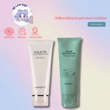 Sữa Rửa Mặt Dr.Pepti+ Làm Sạch Sâu, Mịn Màng, Căng Bóng Da