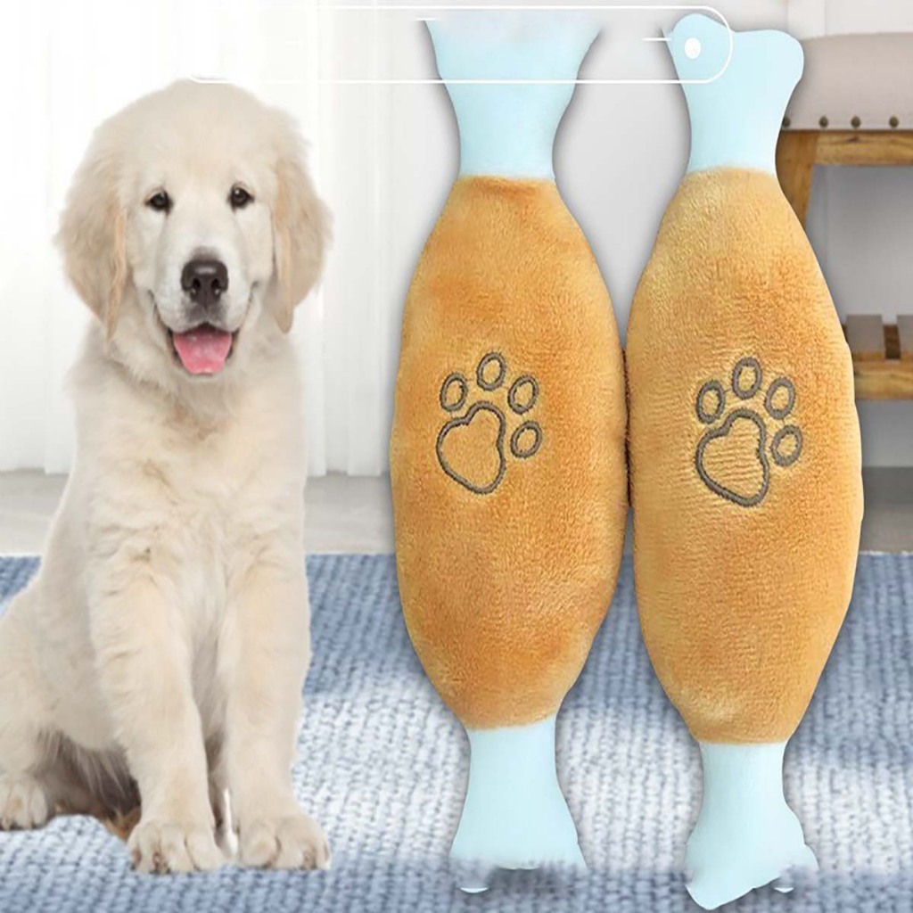 Đồ Chơi Cho Chó Con Đực Poodle To Mèo Cún Lớn Thú Cưng Nhỏ Phốc Sóc Bự Gặm Cắn Ngứa Răng Cào Móng Có Tiếng Kêu Tự Động