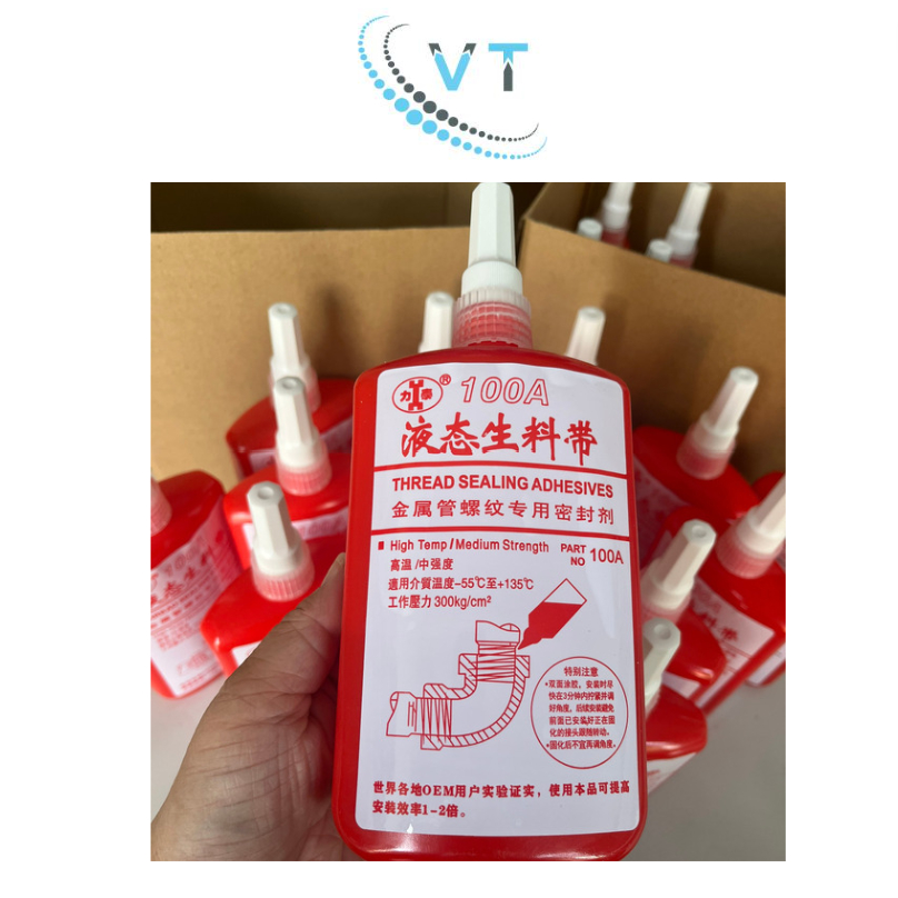 Keo khóa ren (khóa ron) ống kim loại LITAI 100A – chai 250g