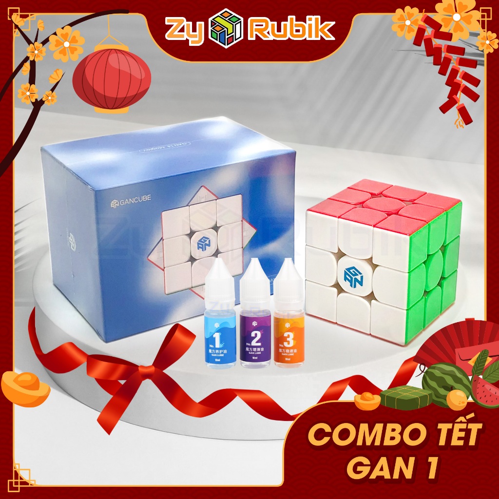 Rubik 3x3x3 Gan 14 Maglev/ Maglev UV 2023- Rubic Gan 14 Có Nam Châm ...