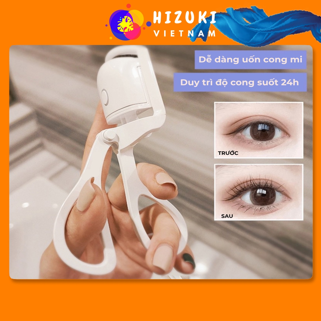 Kẹp Bấm Mi Điện Thông Minh, Máy Uốn Mi Bằng Điện Đa Năng Giúp Mi Cong Lâu Và Nhanh Chóng
