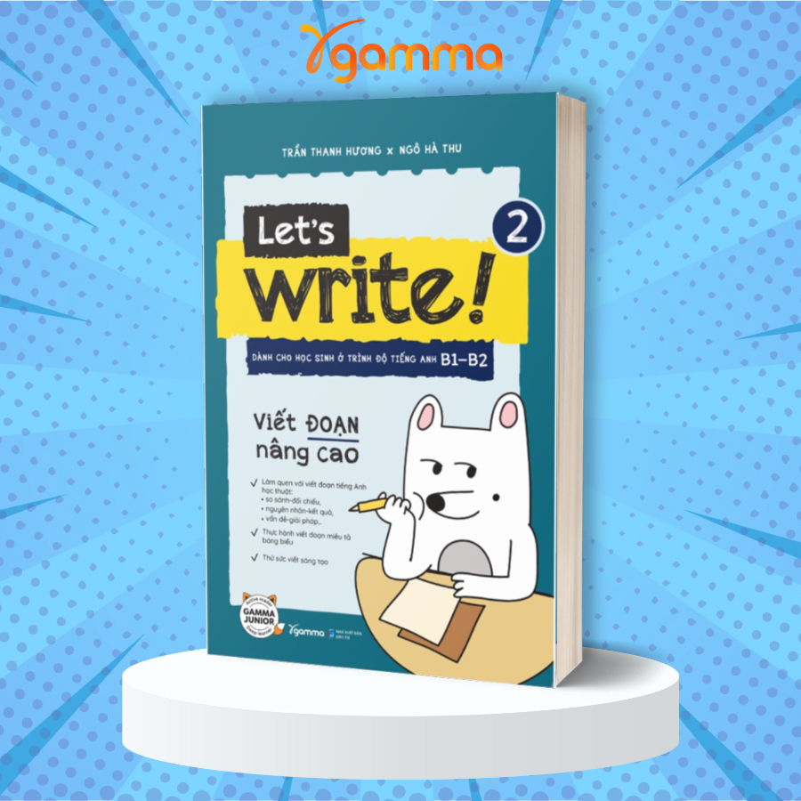 Sách - Combo Let's Write 1+2: Viết đoạn không khó + Viết đoạn nâng cao
