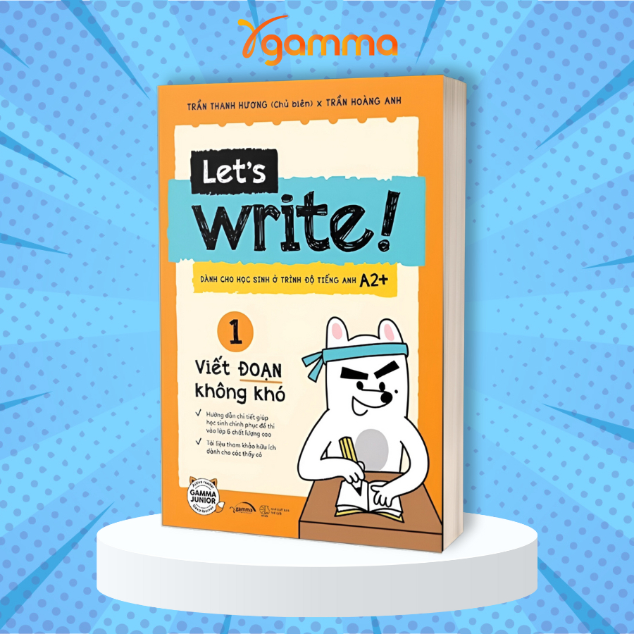 Sách - Combo Let's Write 1+2: Viết đoạn không khó + Viết đoạn nâng cao